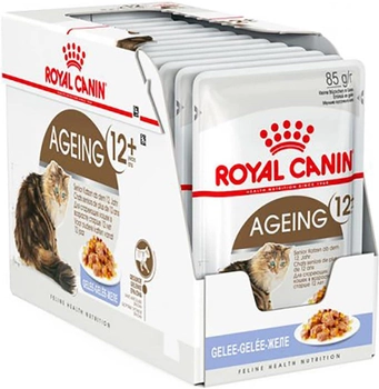 Вологий корм для зрілих котів Royal Canin Ageing 12+ М'ясний смак 12 x 85 г (9003579311813)