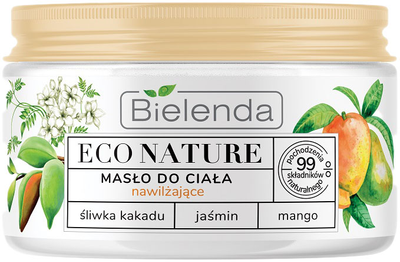 Masło do ciała Bielenda Eco Nature Plum Kakadu & Jaśmin & Mango nawilżające 250 ml (5902169042608)