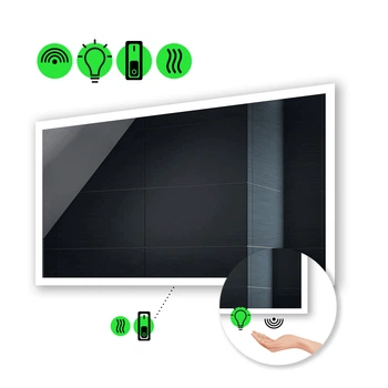 LED-зеркало 120x80см, с ИК включателем и подогревом с механическим управлением, модель Simphony (Simphonyg202)