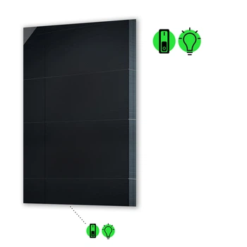 LED-зеркало 70x80см, с механическим включателем, модель Lucia (Lucia221)