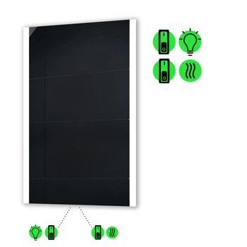 LED-зеркало 70x80см, с подогревом и двумя механическими включателями, модель Ines (Ines222)
