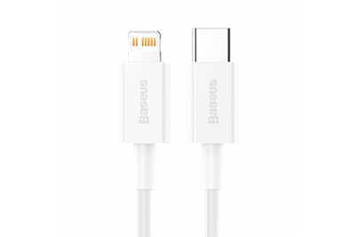 Кабель зарядный Type-C-Lightning Baseus Superior Series Fast Charging PD 20W 2m White (CATLYS-C02)