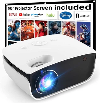 Мультимедийний проектор Topvision RD850 HD LED 7500 Лм с динамиками
