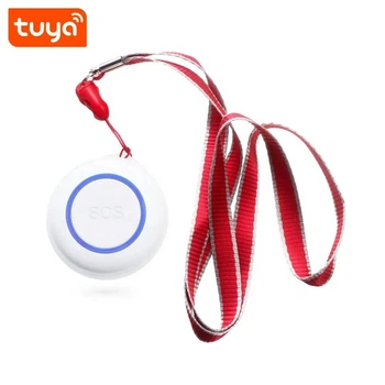 Умная wifi кнопка вызова помощи Tuya WiFi SOS Alarm Button, для ухода за стариками, пожилыми, больными, информирование на смартфон