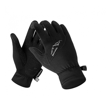 Флісові рукавиці Naturehike М NH17S004-T Black