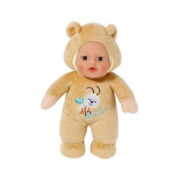 Мягкая кукла Baby Born Мишка 18 см Бежевая