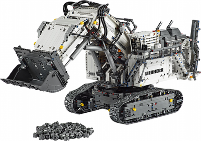 Zestaw klocków Lego Technic Koparka Liebherr R 9800 4108 części (42100)
