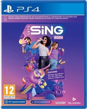 Гра для PlayStation 4 Lets Sing 2024 (4020628611583)