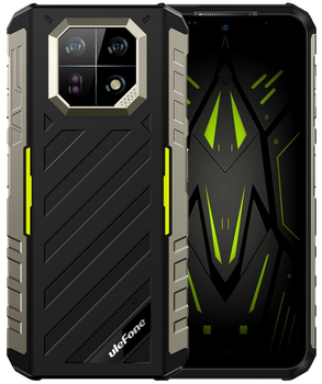 Мобільний телефон Ulefone Armor 22 8/256GB Black-Green (UF-A22-256/GN)