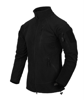 Флісова куртка Helikon - tex Alpha Tactical -Grid Fleece Black Розмір S/R