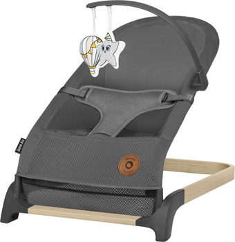 Leżak dla dzieci Lionelo June Air Grey Graphite (5903771703260)