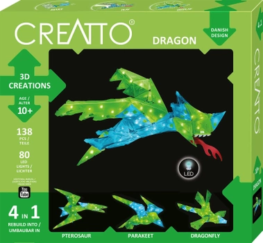 Zestaw kreatywny-puzzle Kosmos Creatto Dragon (5700002003584)