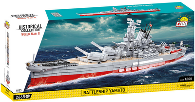 Klocki konstrukcyjne Cobi WWII Pancernik Yamato 2665 szt. (5902251048334)