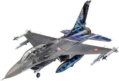 Збірна модель Revell Літак F-16D Tigermeet 2014 Рівень 4 Масштаб 1:72 130 шт (4009803038445)