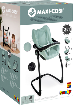 Krzesło dla lalek Smoby Toys Maxi-Cosi&Quinny 3in1 Miętowy (3032162402399)