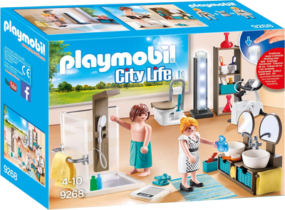 Zestaw do gry Playmobil City Life Łazienka (4008789092687)