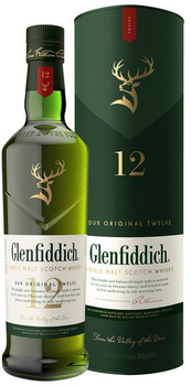 Віскі Glenfiddich 12 років витримки 0.75 л 40% (5010327000176_С)