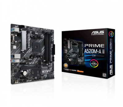 Материнская плата Asus Prime a520m-a ii/csm (am4, a520, ddr4)