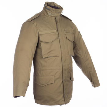 Куртка тактична зносостійка полегшена для силових структур Brotherhood M65 койот S TR_BH-U-JМ65-K-48-170