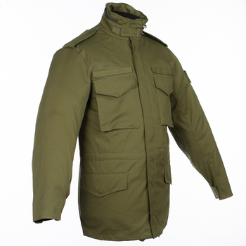 Куртка тактична зносостійка полегшена для силових структур M65 Хакі олива 52-54/170-176 TR_BH-U-JМ65-KH-52-170