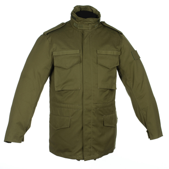 Куртка тактическая износостойкая облегченная для силовых структур Brotherhood M65 Хаки олива L TR_BH-U-JМ65-KH-48-170
