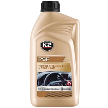 Рідина та герметик для гідропідсилювача керма K2 Power Steering Fluid + Stop Leak (O5821E) 1л