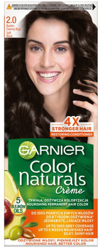 Krem koloryzujący do włosów Garnier Color Naturals Creme 2.0 Bardzo Ciemny Brąz 150 g (3600542388542)