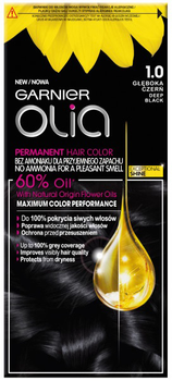 Фарба для волосся Garnier Olia 1.0 Насичений чорний 161 г (3600542243865)