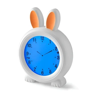 Ночник-тренажер сна детский Alecto Baby BC100 Bunny Белый/Голубой