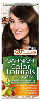 Крем-фарба для волосся Garnier Color Naturals 3.3 Темний шоколад 183 г (3600541091856)
