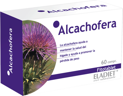 Дієтична добавка Eladiet Alcachofera 330 мг 60 таблеток (8420101010609)