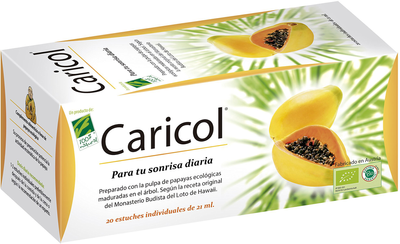 Suplement diety 100% Natural Caricol 20 saszetek (8437008750200)