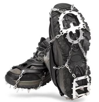 Ланцюгові насадки для взуття Льодоходи (Kali) безпека на слизьких поверхнях стійкість у будь-яких погодних умовах упевнене пересування льодом і снігом