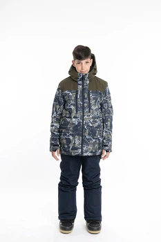 Куртка лижна хлопчикам Just Play Jacket хакі/різнокольоровий (B3392-army) 146