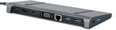 USB-хаб Cablexpert USB-C 9 в 1 (A-CM-COMBO9-02)