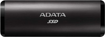 Dysk SSD ADATA SE760 1 TB USB 3.2 Type-C 3D NAND TLC Czarny (ASE760-1TU32G2-CBK) Zewnętrzny