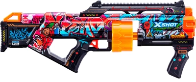 Швидкострільний бластер Zuru X-SHOT Skins Last Stand Graffiti 16 патронів (193052039286)