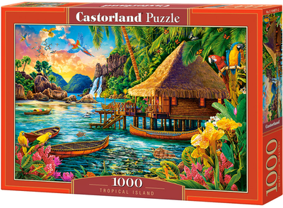 Пазли Castorland Тропічний острів 1000 деталей (5904438104871)