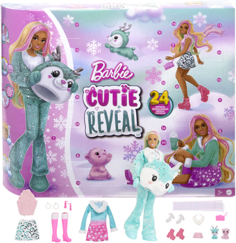 Kalendarz adwentowy Barbie Cutie Reveal (194735097586)