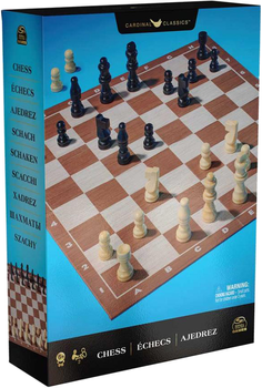 Gra planszowa Spin Master Chess drewniane figury (6065339)