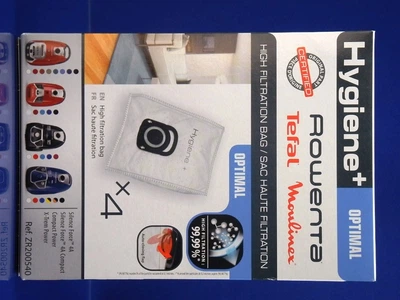 Набор мешков для пылесоса ROWENTA Hygiene+ 4 шт. (ZR200540)