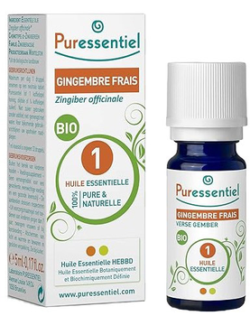 Ефірна олія імбиру Puressentiel Fresh Ginger Essential Oil 5 мл (3401599424883)