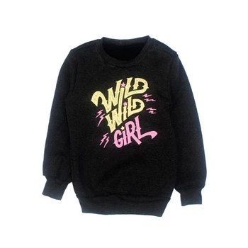 Свитшот антрацит Wild Girl KidBerry 1724 Размер 110