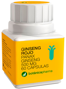 Suplement diety BotanicaPharma Red Ginseng 500 mg 60 kapsułek (8435045200146)