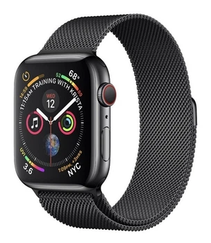 Металевий ремінець Milanese Loop Band для Apple Watch 49/45/44/42 mm Black