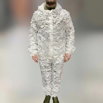 Маскировочный костюм зимний Yakeda Белый