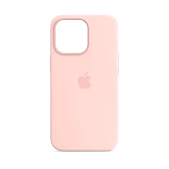Оригінальний силіконовий чохол для iPhone 15 Pro Max Pink FULL 64545