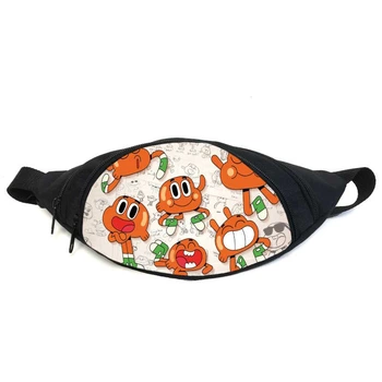 Поясная сумка бананка Удивительный мир Гамбола (GB-G 04) Gear Bag черная