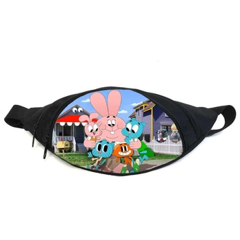 Поясная сумка бананка Удивительный мир Гамбола (GB-G 08) Gear Bag черная