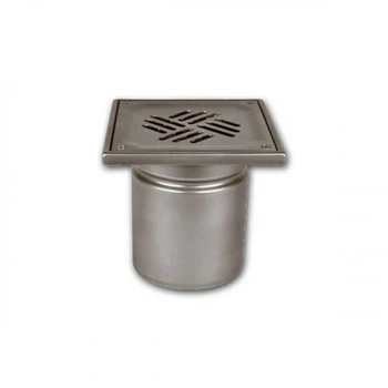 Однокорпусний mini трап Wmk150с (вертикальним/горизонтальним) випуском DN110 ATT Inox Drain Wmk150/110V1